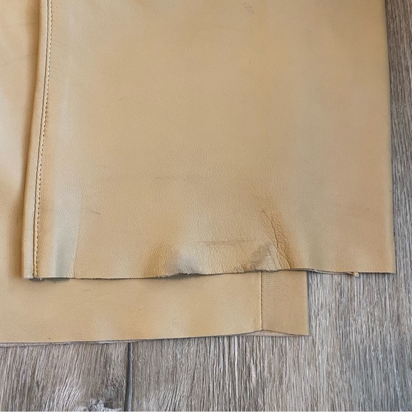 Missani Le Collezioni NWT Leather Pants Size 36 - Picture 9 of 15